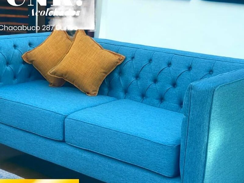 Sofa Azul Electrico Chile