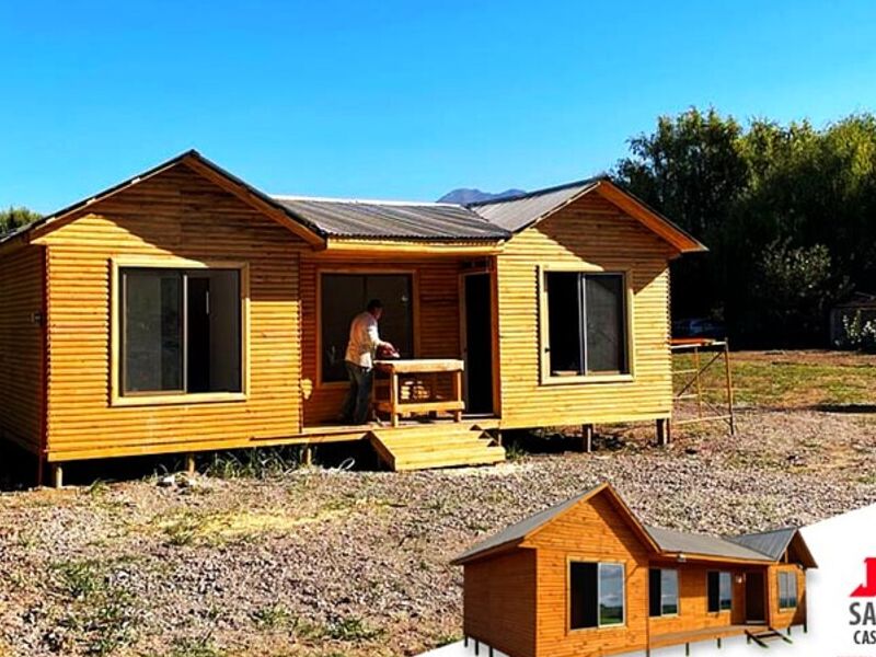 Casa Prefabricada 54 Mts 6 Aguas Paine