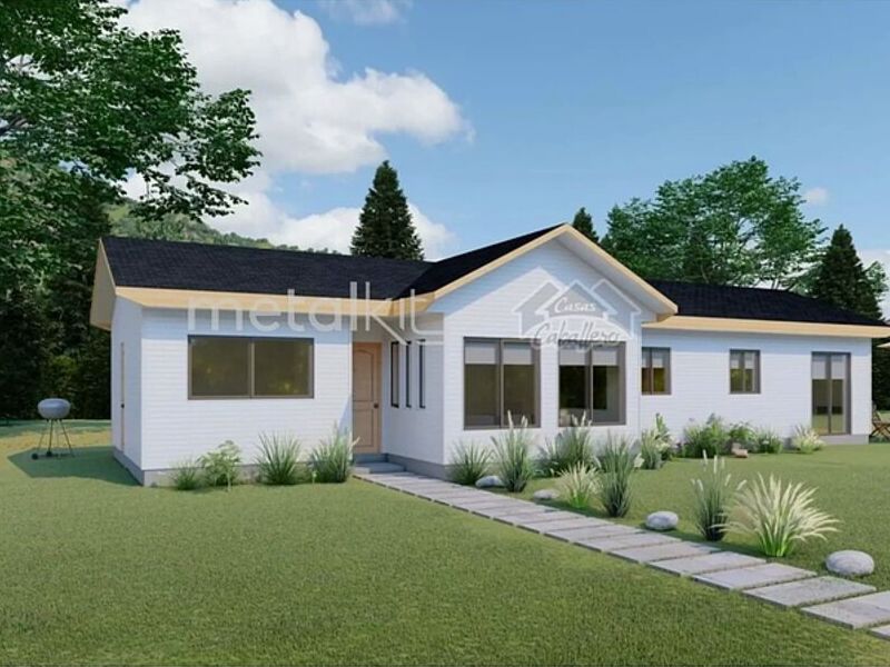 Modelo Casa Prefabricada 93m2 Santiago