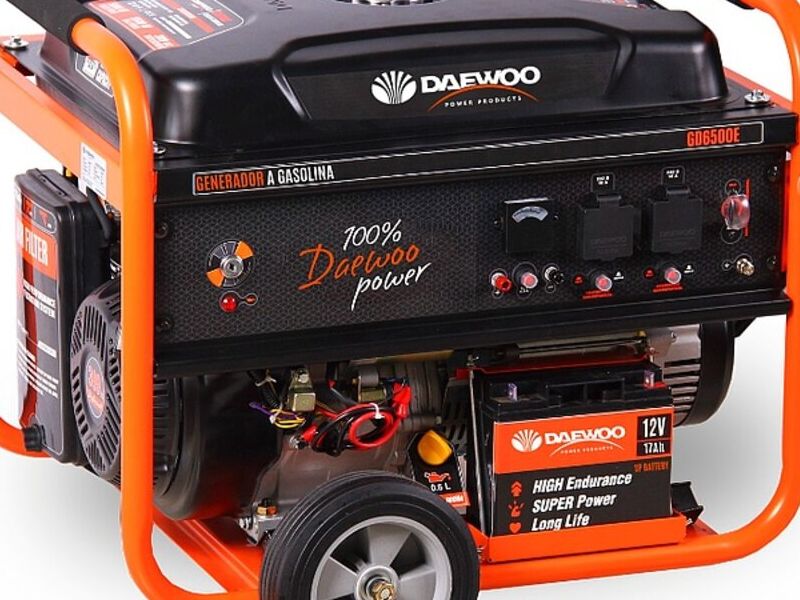 Generador a gasolina Daewoo GD6500E