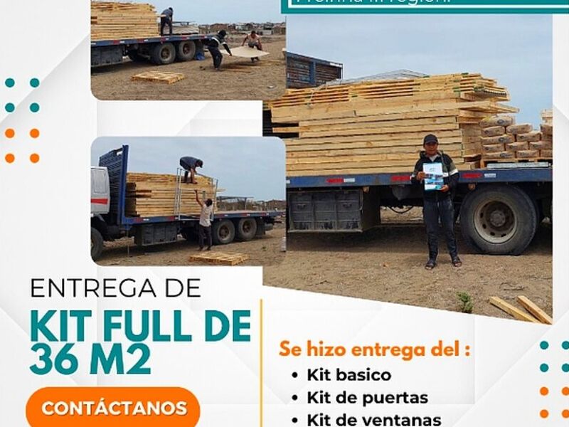kit casas prefabricada 32 mt2  Chile 