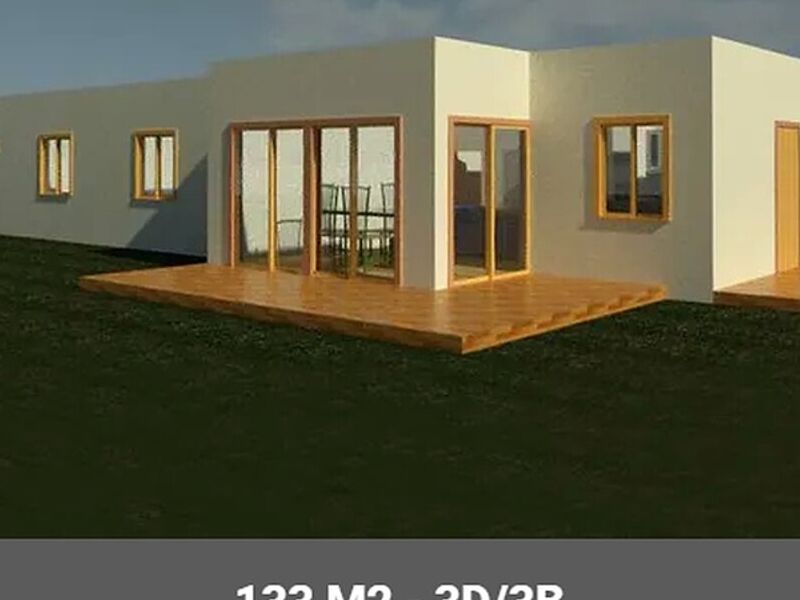 Casas modular 133 m2  Chile 