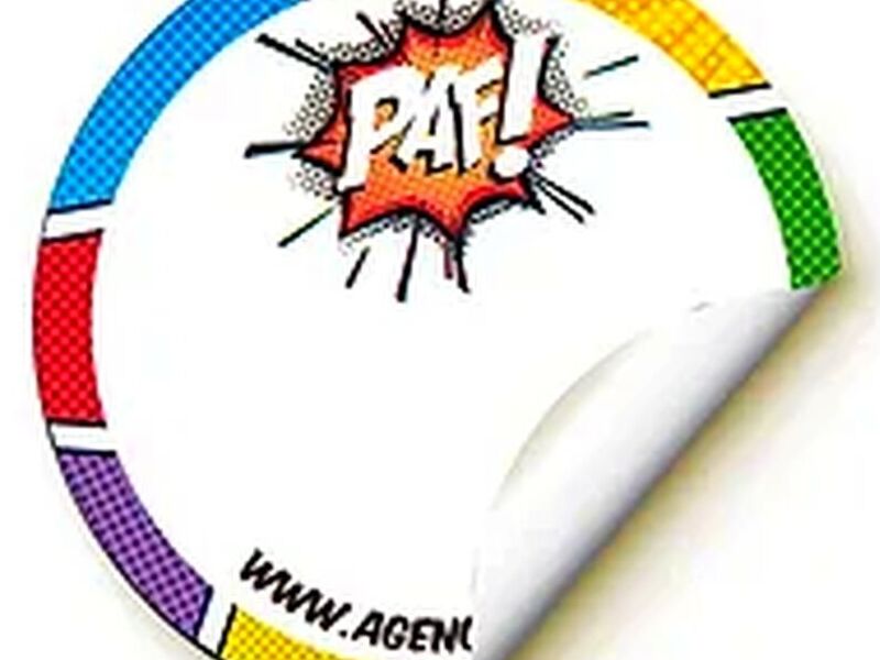 Stikers troquelados 5x5 cm Chile