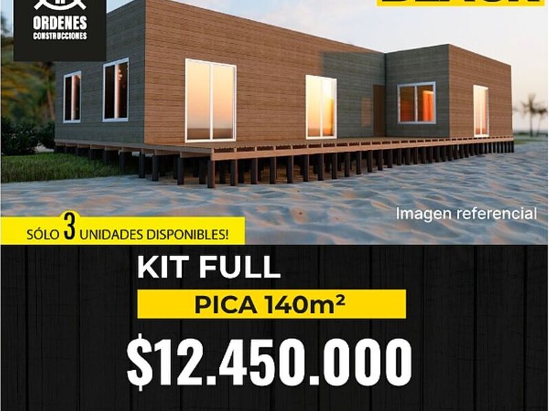 Casas modulares madera 141 m2 Chile 