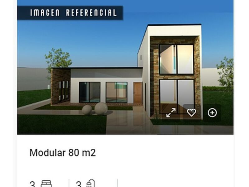  Casa Modular 80 m2  Chile 