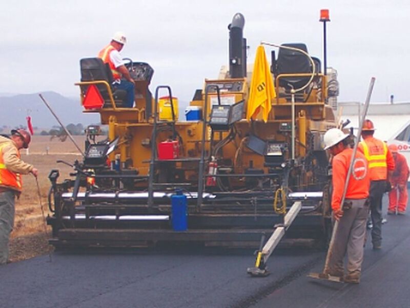 Construcción vías  Chile 