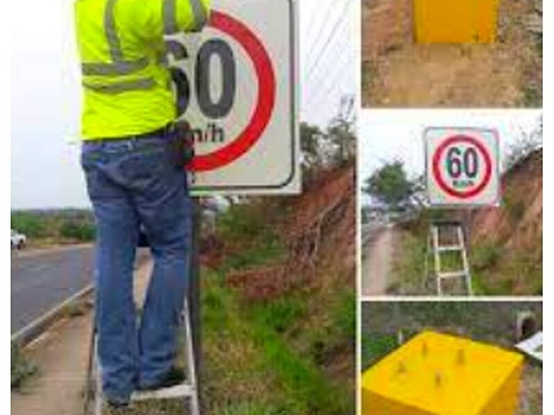 Instalación señalización vial  Chlle 