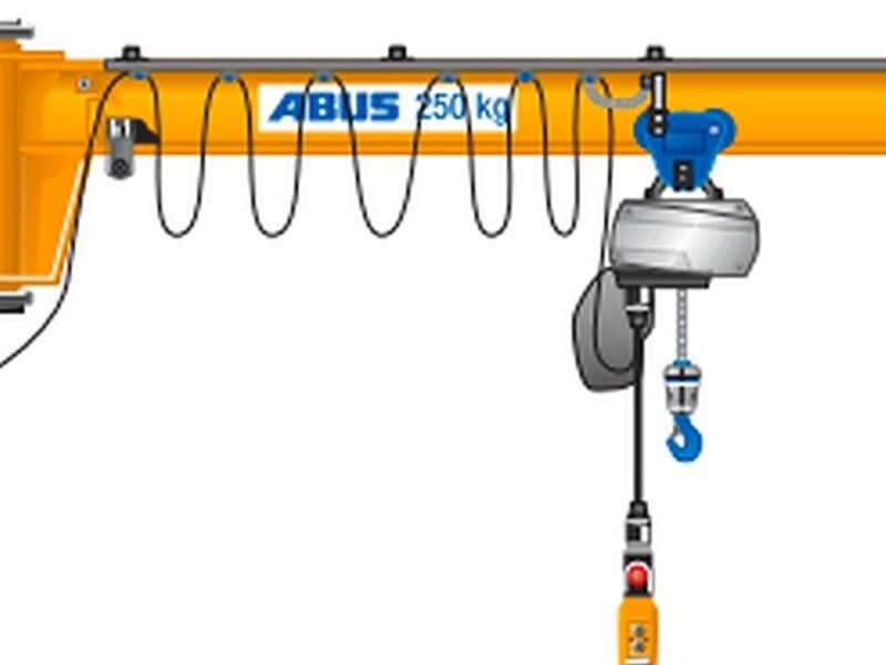 Grúa pluma mural LWX ABUS Las Condes