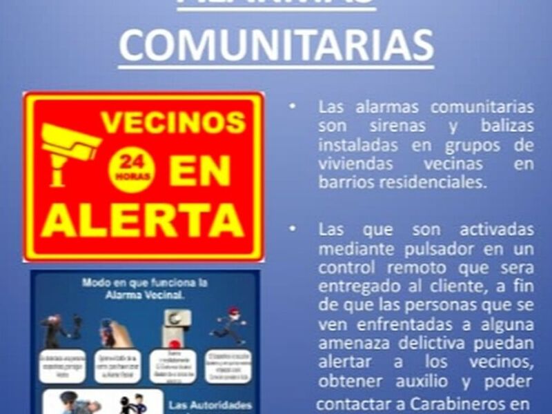 Alarmas Comunitarias Chile