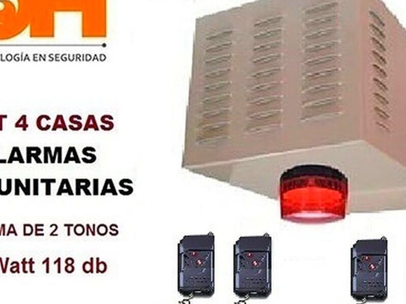 Kit Casas Alarma Comunitaria Chile