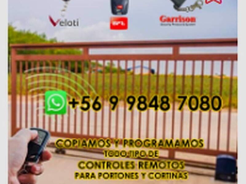 CONTROLES REMOTOS PARA PORTONES chile