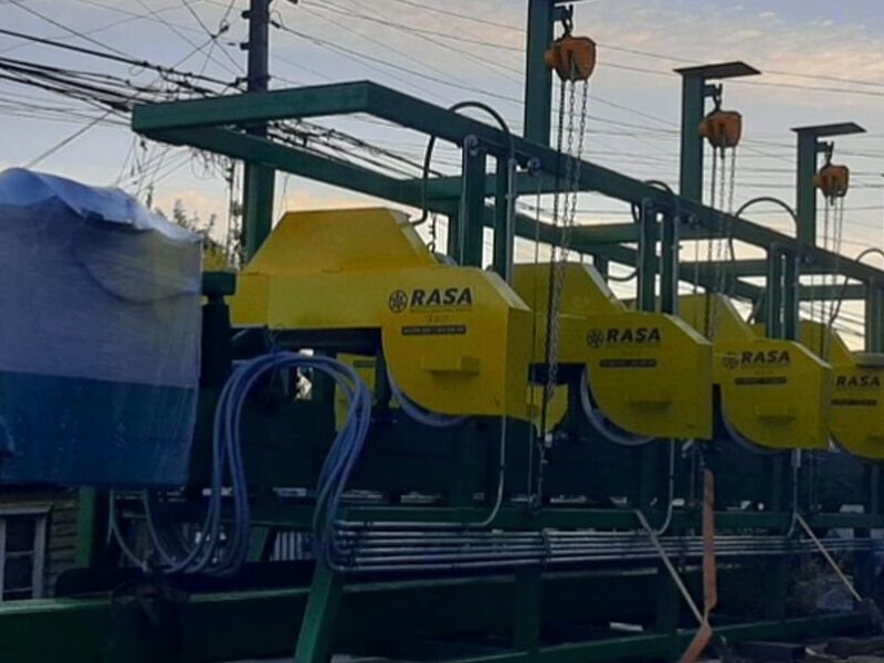 Re-aserradora Cuatro Cabezales Chile 