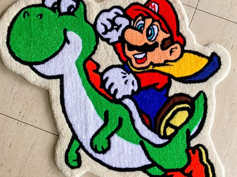 Alfombra Mario y Yoshi  Chile