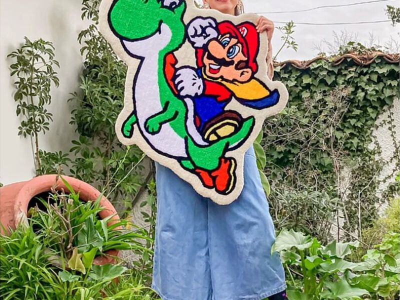 Alfombra YOSHI Y MARIO  Chile
