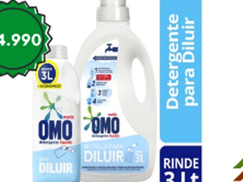 Detergente líquido OMO diluir Puerto Montt