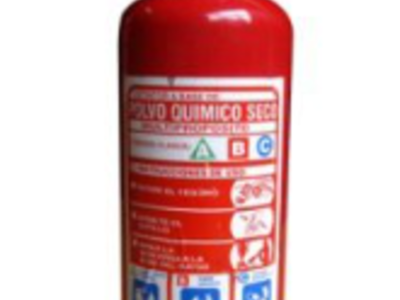 Extintor Polvo Químico Seco (PQS) 1 kg 75% chile