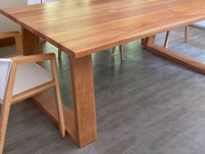 Mesa comedor rectangular madera