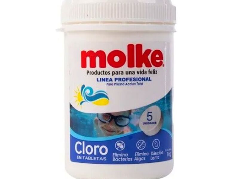 Cloro en tabletas pote 1 kg