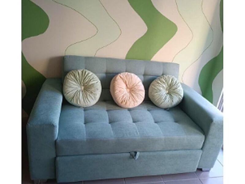 Sofá cama color menta