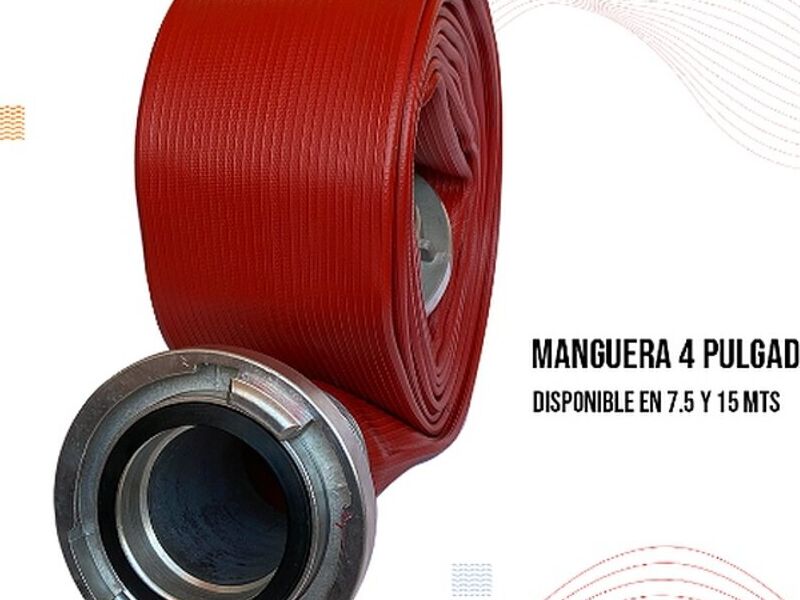 Manguera 4″ x 7.5 mts Chile