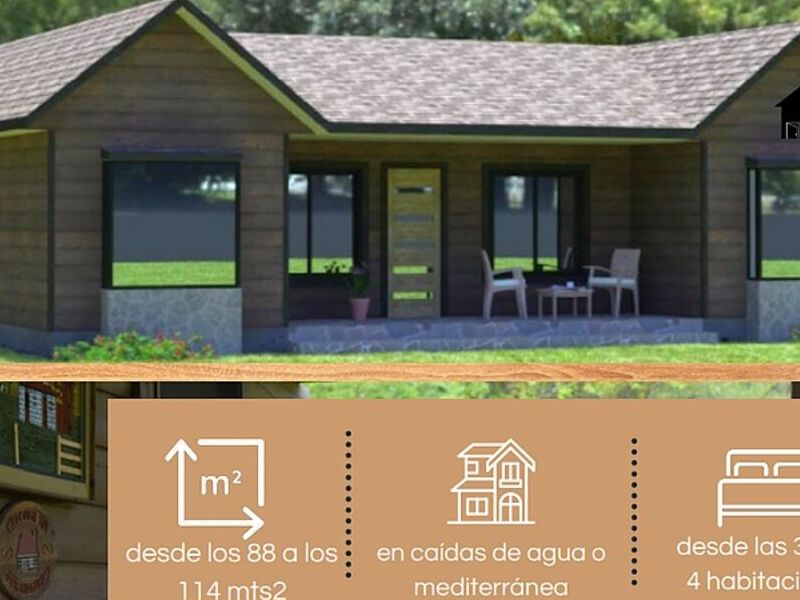 Casa prefabricada 114m2 San Bernardo