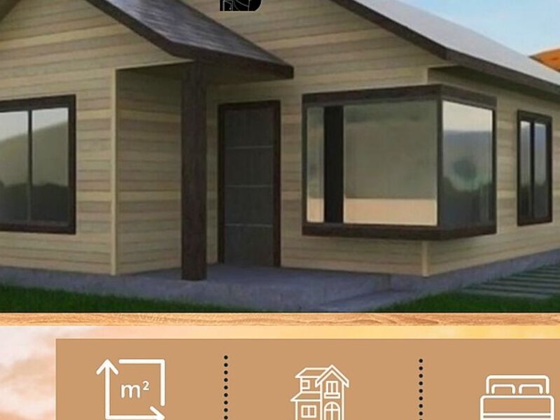 Casa prefabricada 105m2 San Bernardo