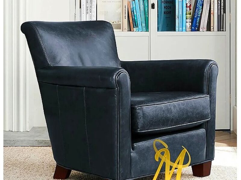 SOFA CUERO NEGRO CHILE 
