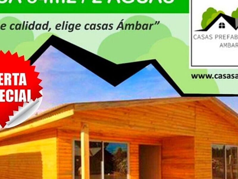 Casa 54 m2 2 aguas Paine