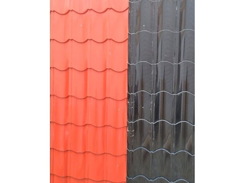 ZINC TEJA ROJA Y NEGRA Chile