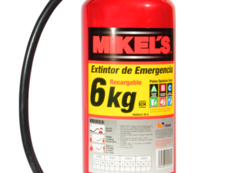 Extintor emergencia 6 kg chile