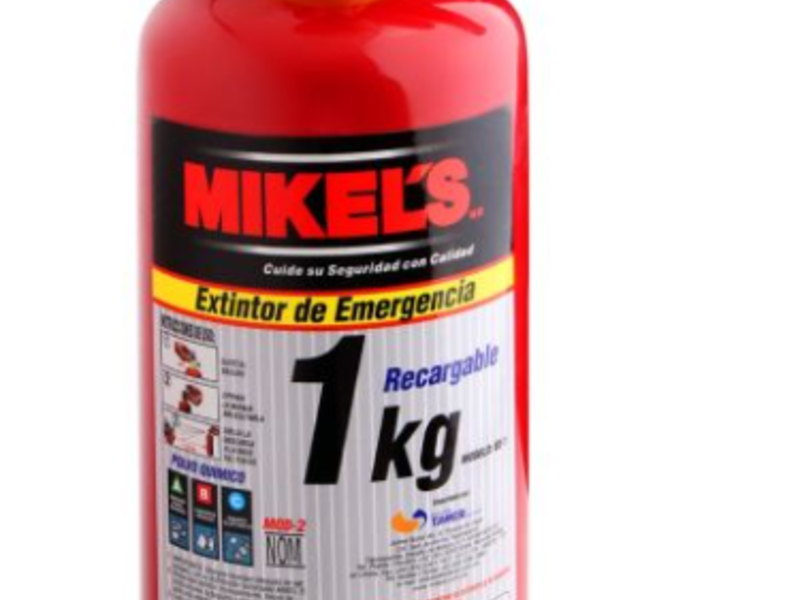 Extintor emergencia recargable 1 kg chile