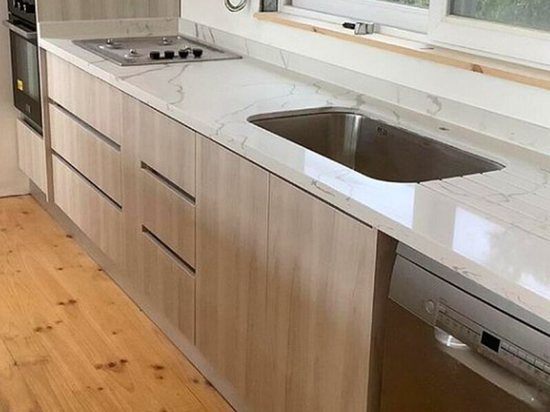 Cocina cuarzo Chile
