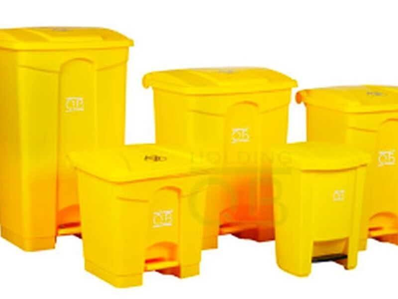 Basureros premium amarillo