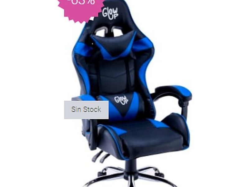 Silla Gamer Profesional Azul-Negro Chile
