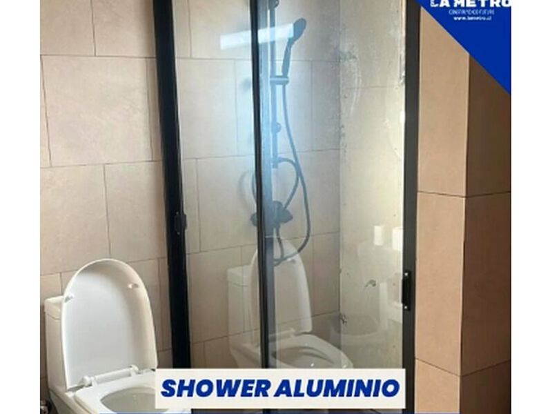 Shower door aluminio Chile.