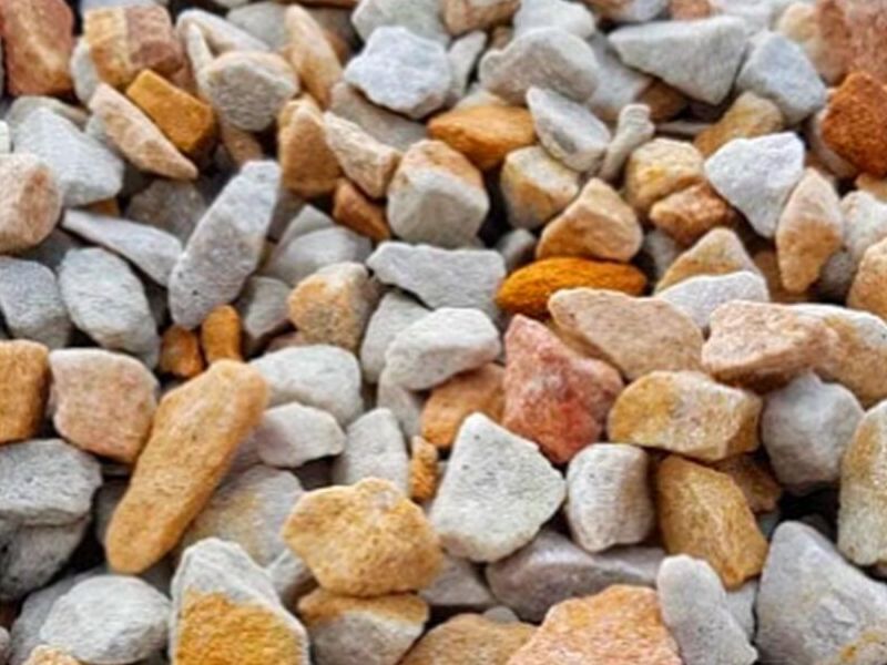 Piedras trituradas jardin
