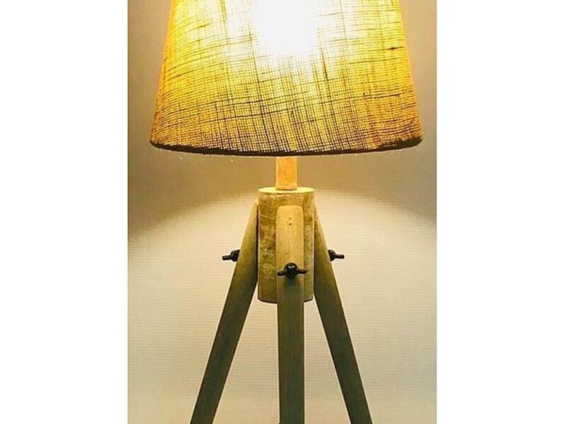 Lampara Madera Artesanal Chile
