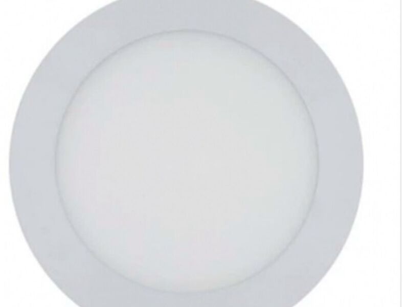 Plafón LED embutido circular