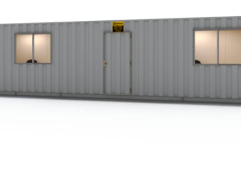 Alquiler oficina modular  12 x2,45m chile
