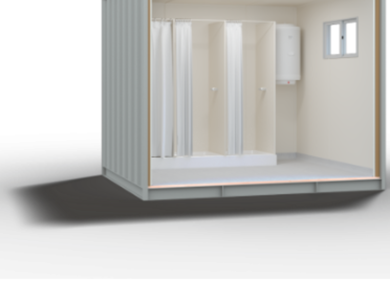 Batería baño ducha 3 x 2,45m chile