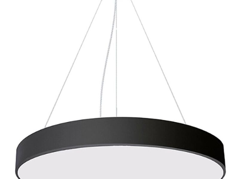 Lámpara Colgante Circular Negra