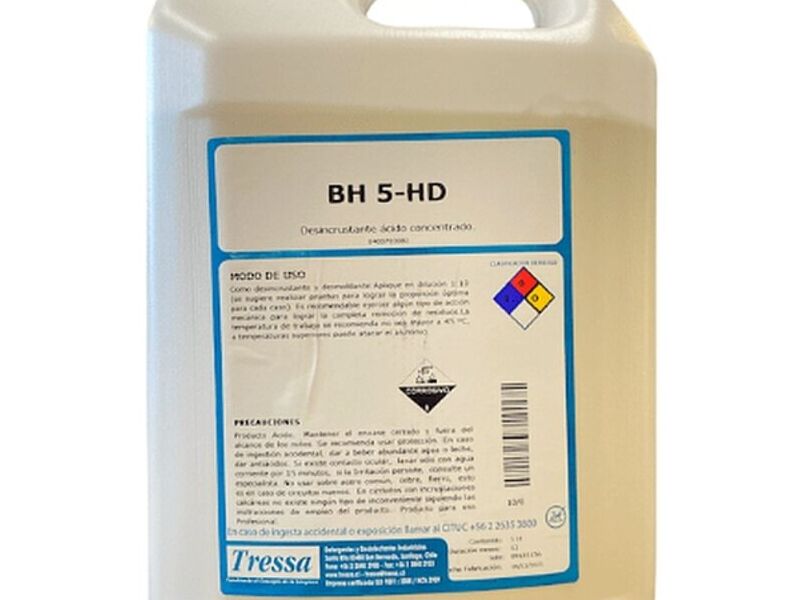 DESINCRUSTANTE BH 5 remoción óxidos Chile