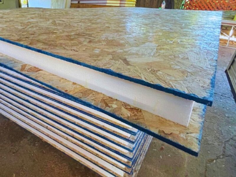 PANEL SIP 124MM 2 CARAS CHLE