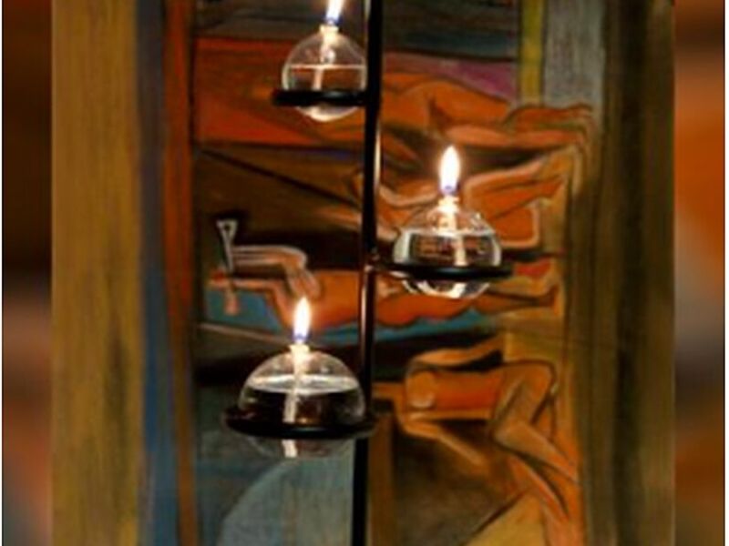 Candelabro 3 Burbujas Chile