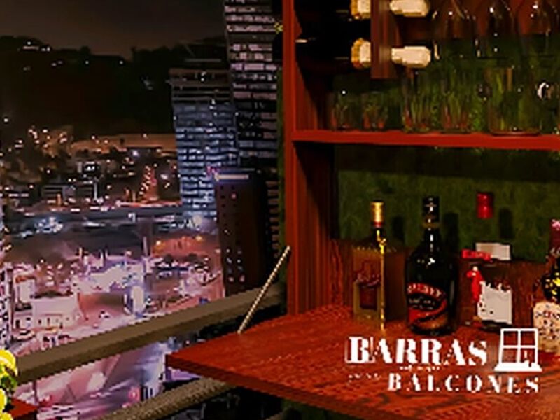 Bar muro plegable interior exterior Chile