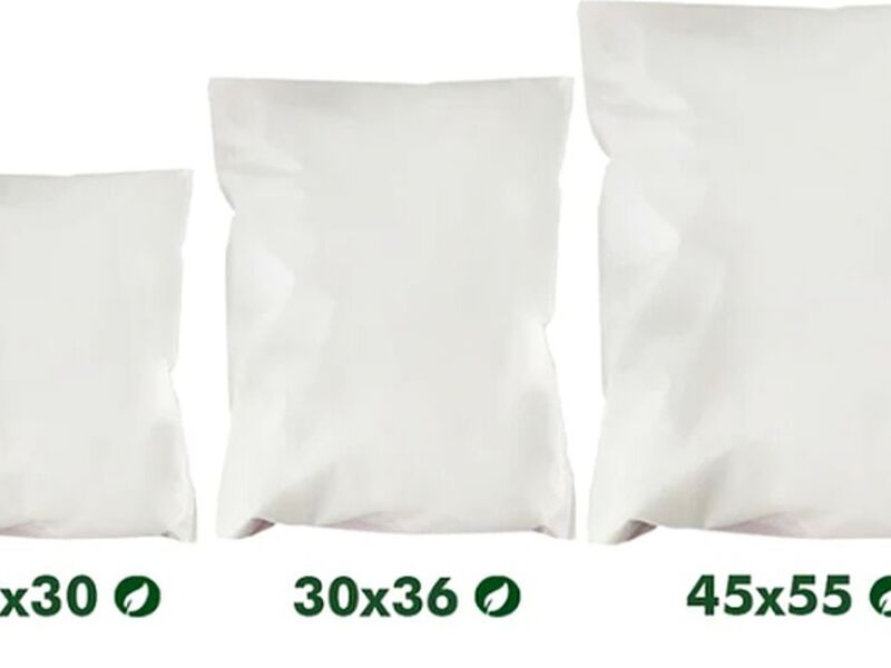 Bolsa envío blanca sin impresión Quilicura