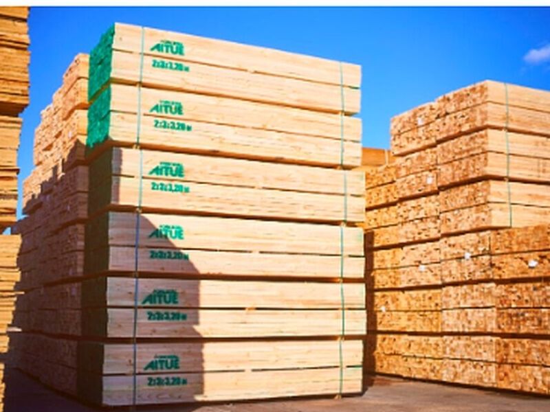 Madera Dimensionada Seca Pino Los Ángeles