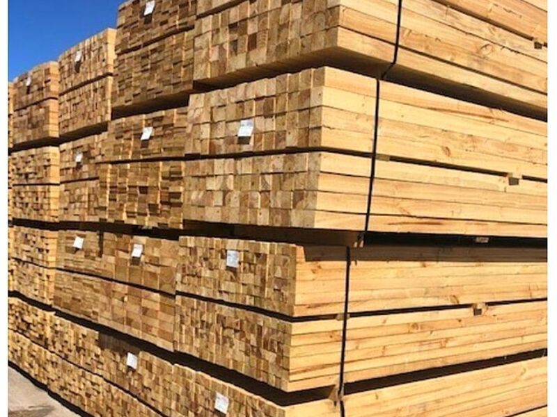 Madera Dimensionada Verde Los Ángeles