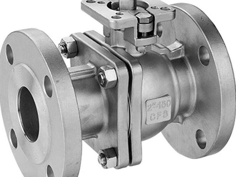 VALVULA 2 CUERPOS INOXIDABLE 316
