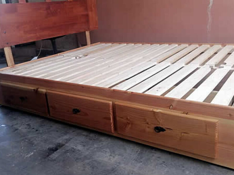 Cama Rustica CajonesChile